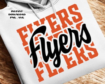 Flyers Hockey Heart SVG PNG: Team Fan Art Digital File