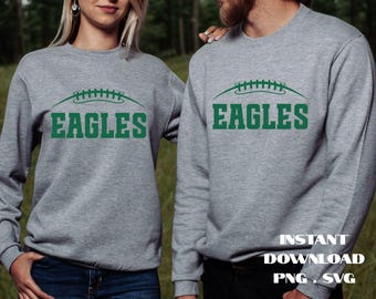 Eagles Football PNG SVG : Philadelphia Fan Art (téléchargement numérique), sublimation oiseau Gand Gear