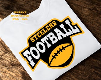 Steelers Star Football SVG PNG: Plik do sublimacji z okazji Dnia Meczu w Pittsburghu