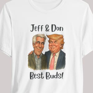 Political Conspiracy Unisex Tee, Trump Epstein Friendship T-Shirt, Scandal Shirt, Anti Establishment Top, Activist Protest Apparel