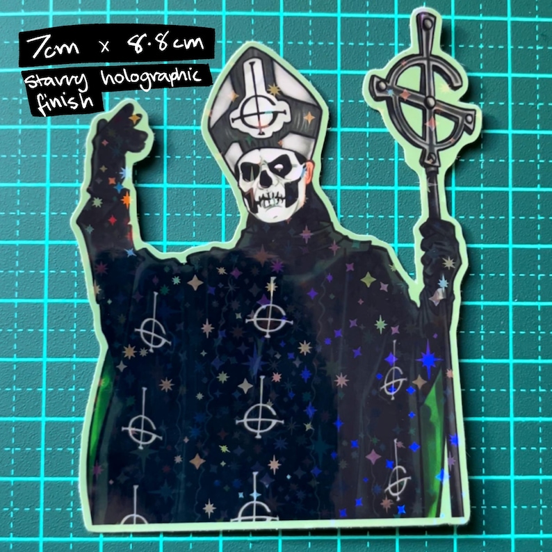 Satanic Pope Stickers - Etsy