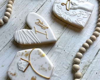 Custom Decorated Wedding Cookies – Bridal Shower Favors
