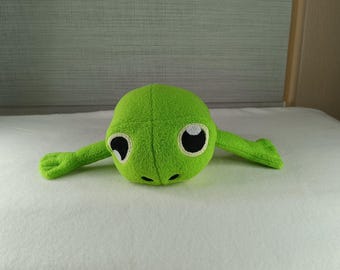 Tipsy Green Frog Plushy