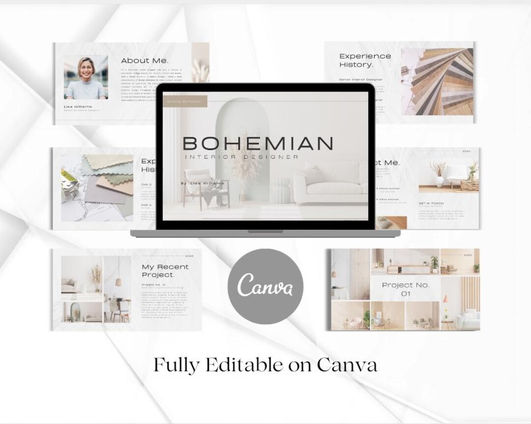 Canva Press Kit Template Presentation Slides Editable Pitch Deck Canva ...