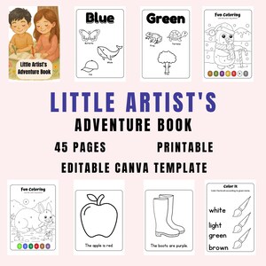 Educational Coloring and Tracing Workbook for Kids Printable, Interactive Preschool Learning Bundle, Printable Workbook Preschool Printable
