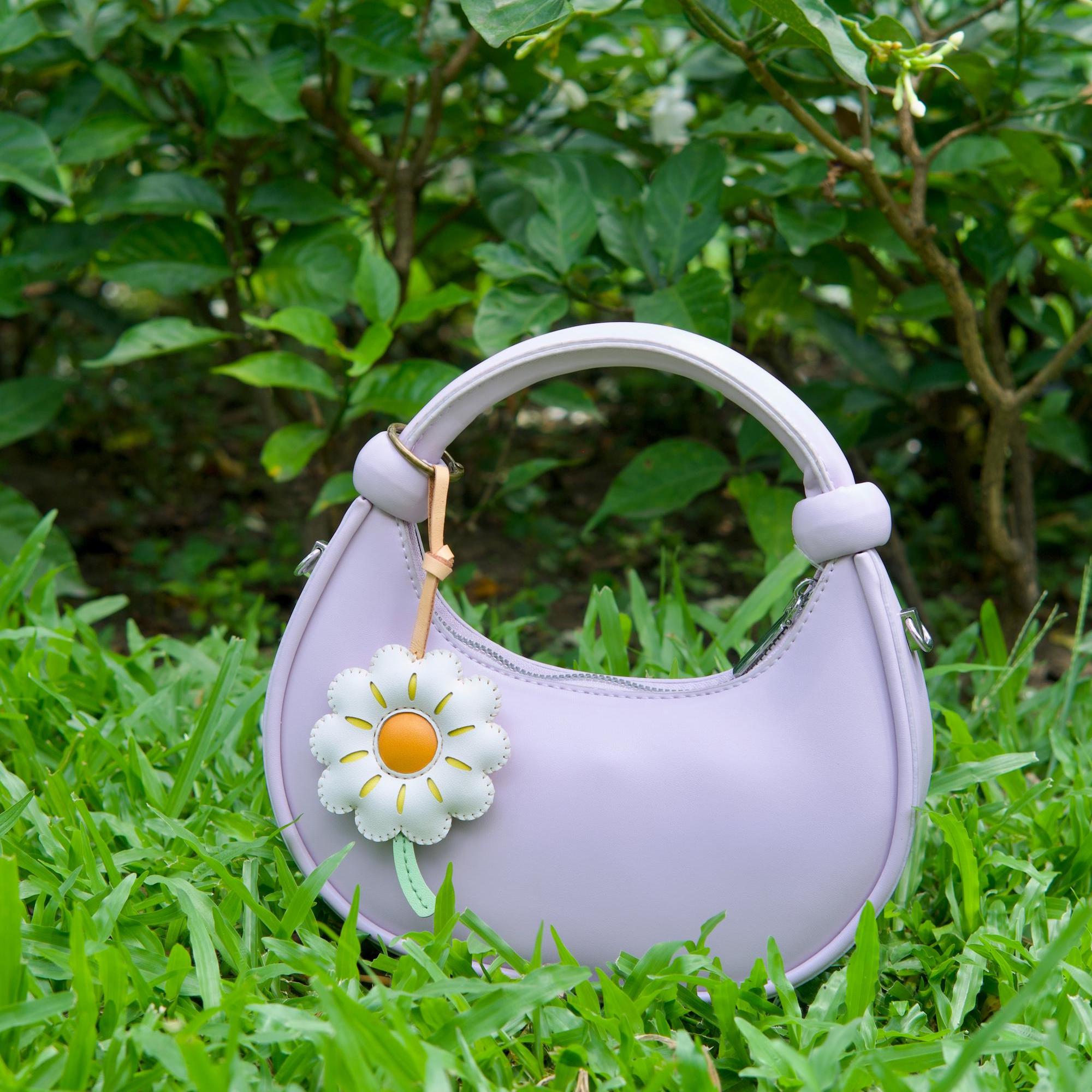 Coach Leather Daisy Charm - Etsy