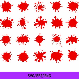 Paint Splatter SVG Bundle