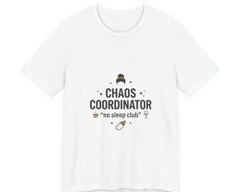 Chaos Coordinator Tee | minimalist mom shirt, mom life streetwear