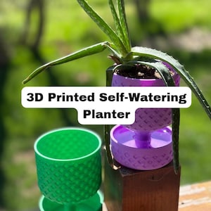 Plantador autoirrigável impresso em 3D