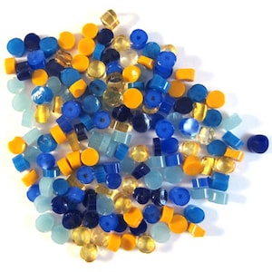 Fire & Water Dots ASRT-D-FW - Made with Bullseye Glass