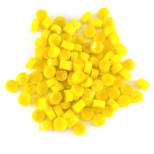 Yellow Opal Dots, 1oz, COE 96 - D2602-96