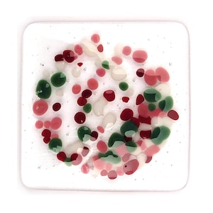 Rose Garden Frit Blend Coarse Bullseye Glass COE 90 Fusible