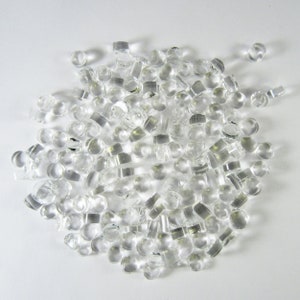 Clear Dots D1101 - Made from Bullseye Glass