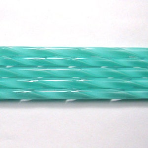 Cyan Ribbon COE 90 Zanfirico Cane C215 - One 12" Cane
