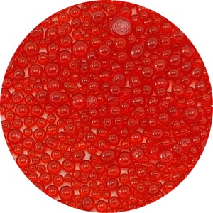Bolas de Frit Trans Laranja - COE 90 Bullseye Vidro Fusível - FB1125