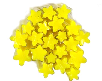 Yellow Star Murrine Sticks COE 96 Fusible Glass MSST-03-96