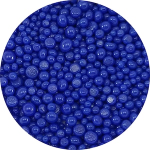 Bolas de frita de opala azul cobalto profundo - COE 90 Bullseye - Vidro fusível - FB0147
