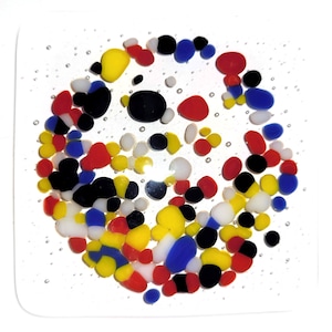 Pop Art Frit Blend Coarse Bullseye Glass COE 90 Fusible