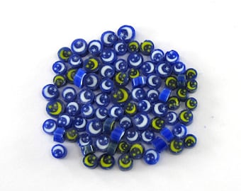 Celestial Sortiment, 0,5 oz Precut, 90 COE Verschiessbares Glas Murrine Murrini Millefiori - ASRT-CEL