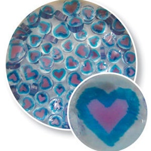 Pink Heart Millefiori - 90 Coe - 2101