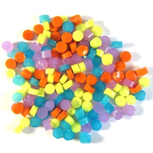 Sorbet Dots ASRT-D-SB - Made with Bullseye Glass