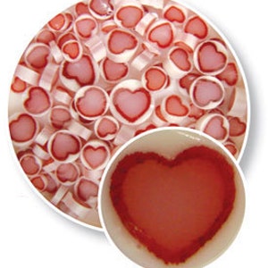 Red Heart Millefiori - 90 Coe - 2204