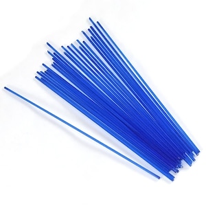 Dark Blue Trans COE 96 Stringer Sample - S-136-96 Oceanside Glass Stringer