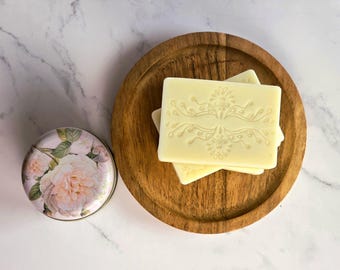 Unscented Handmade Soap for Sensitive Skin, Gifts for Her, housewarming gifts, artisan soap for dry skin, small gifts for self care routine