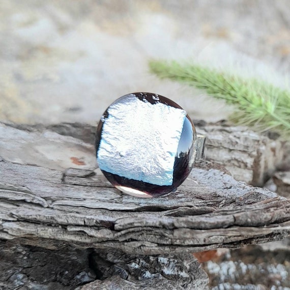 Dichroic glass hotsell ring