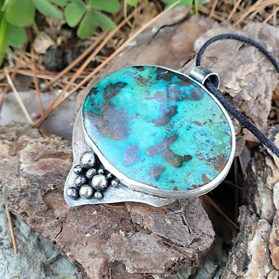 Shattuckite pendant cheap