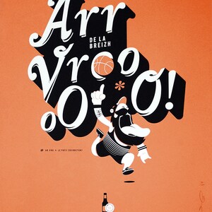 Breizh Cola Screenprint poster