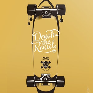 Skate Pirate #2 screenprint poster