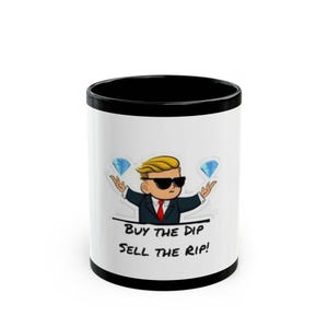 Cool Wallstreet Bets Day Trading Coffee Mug for Finance Trading Enthusiast, Stock Market Trader Gift, Investing Cup, Wall Street Decor,