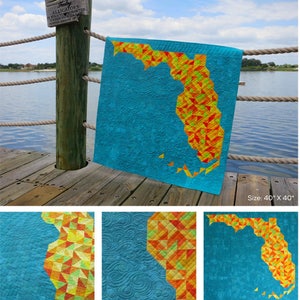 Florida PDF Quilt Pattern by Linda Hungerford