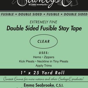Double Sided Fusible Stay Tape - 1"