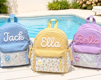 Personalized Backpack Set - Small / Large Size - Back To School Gift For Boys & Girls