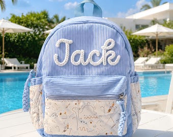 Personalized Boys Backpack - Small / Large Size - Toddler Back To School Gift