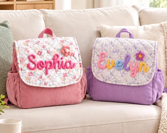 Custom Toddler Backpack : Back to School Gift, Birthday Gift for Little Girls