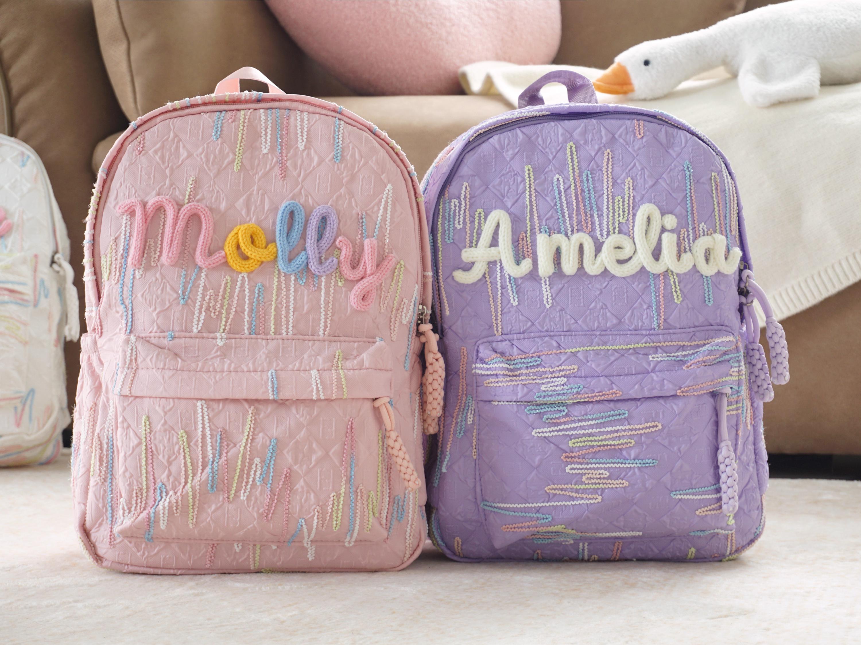 Handwoven Purple & Pink Striped Women\'s Backpack Brushpopper Stripe Backpack | SALE | Wrangler® main image 2