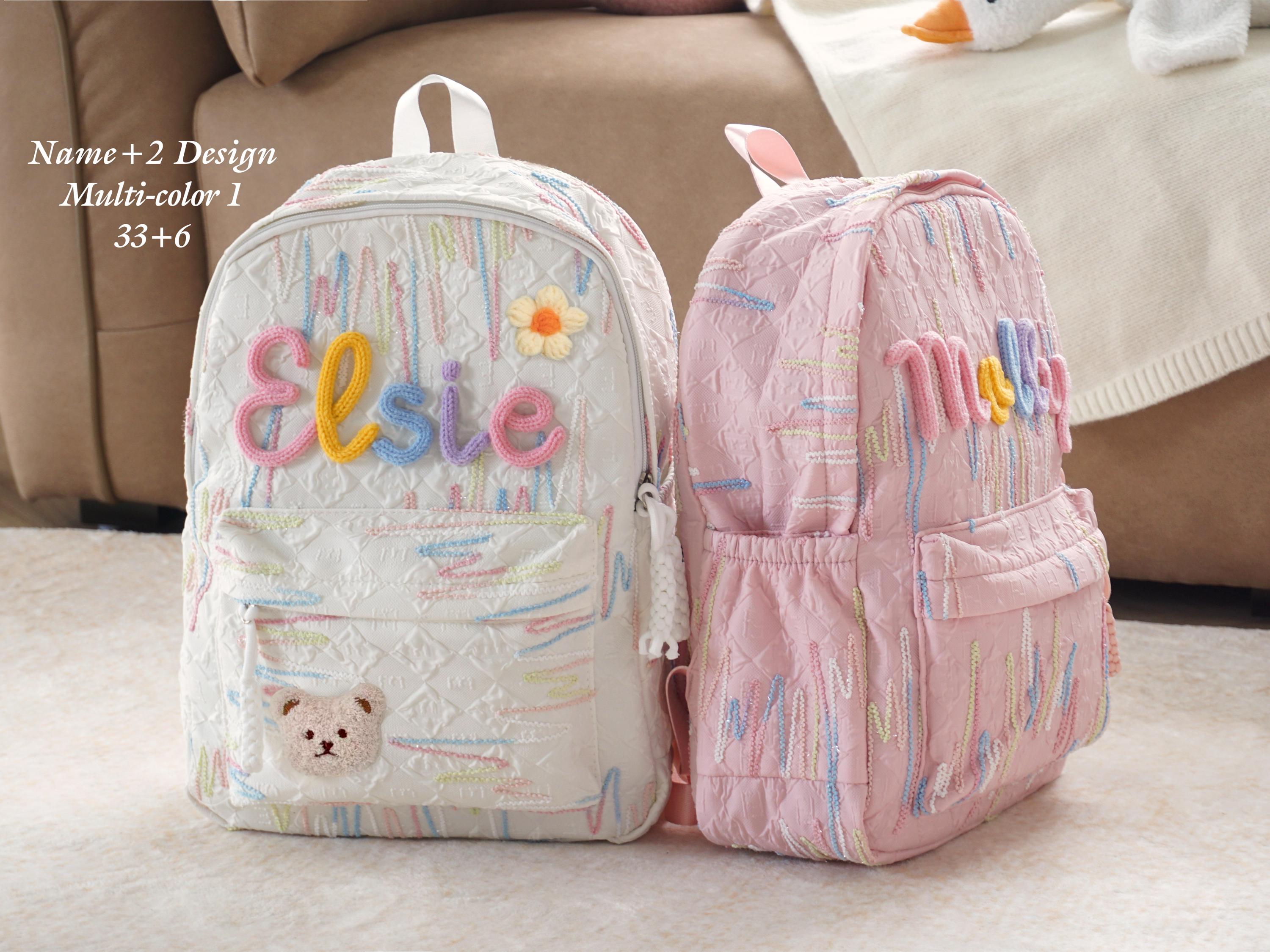 Persoonalized Kid Backpack , School Bag, Toddler Book Bag for Ages, Preschool Children's Backpack , Back To  School, Gifts for Girls Boys