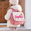 Personalized Mini Kids Backpack \u2013 Custom Name Toddler Bag, Preschool Gift for Girls