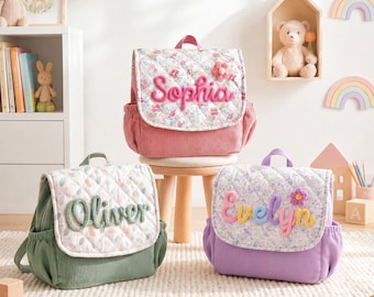 Personalized Toddler Backpack : Kindergarten Gift , Back to School Gift For Girls & Boys