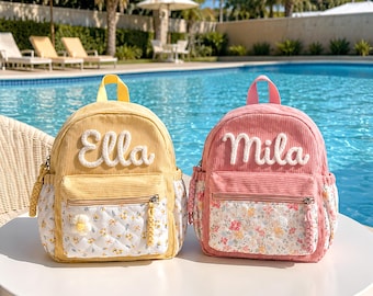 Personalized Kids Backpack –  Small / Large Size - Gift For Little Girl