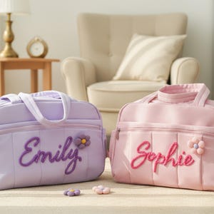 Borsa da viaggio personalizzata per ragazza: borsa per cheerleading e danza, tasca impermeabile, regalo di Natale per ragazze