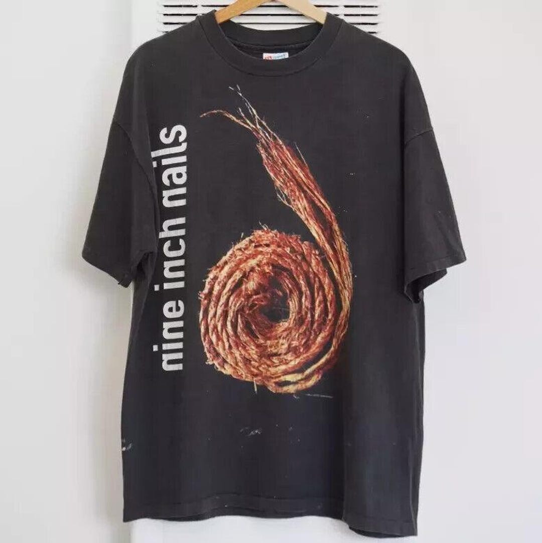 1995 Nine Inch Nails Further Down the Spiral Band Unisex Short