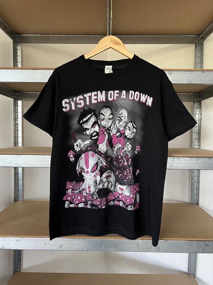 System Of A Down '20 Years Hand' Black T Shirt - New - Foto 5