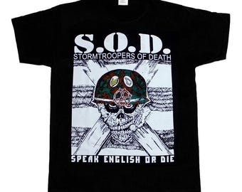 ミュージシャン S.O.D. Stormtrooper of death XL nyhc S.O.D.