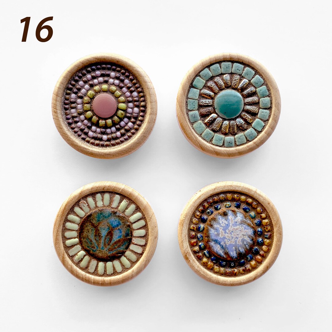 Set of 4 Mosaic Etsy