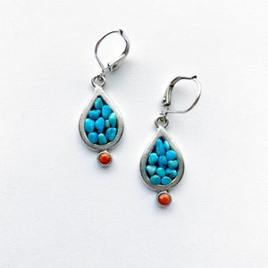 Mosaic Turquoise Earrings