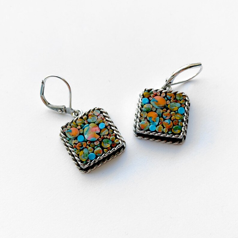 Micromosaic Earrings